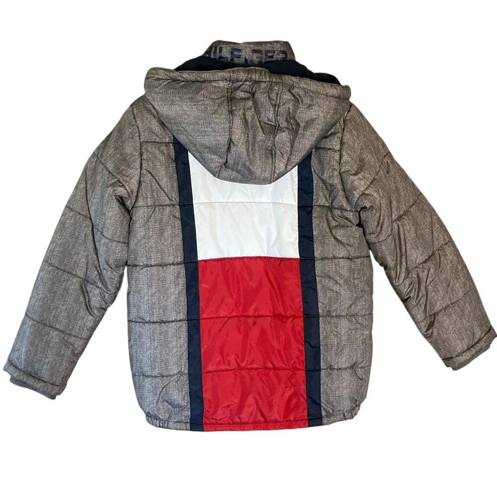 Tommy Hilfiger Classic Logo Hooded Unisex Youth XL 18/20 Puffer Coat Jacket